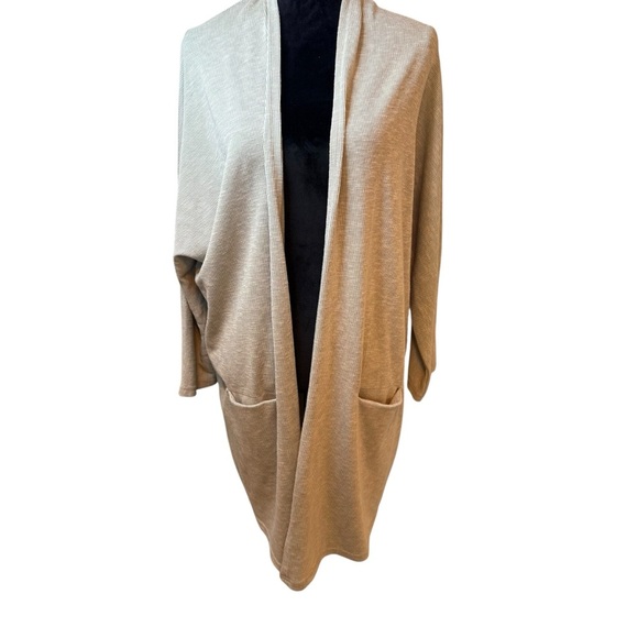 DONNI. | Anthropologie | Sandwash Ribbed Cardigan | One Size Fits All - Picture 2 of 9